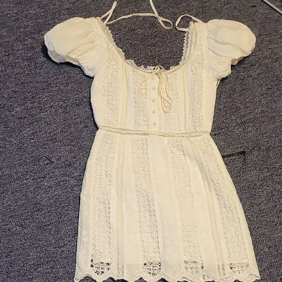 For Love And Lemons Dresses & Skirts - For Love Ans Lemon Dress White Lace Dress